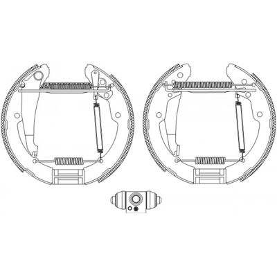 Conjunto de Zapatas de Freno Textar - Skoda Octavia I 5 puertas - Zapatas de freno Conjunto de Zapatas de Freno Textar - Skoda Octavia I 5 puertas - Zapatas de freno