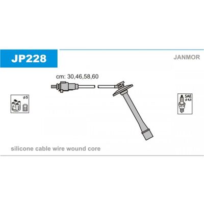 Conjunto de cables de encendido Toyota JP228 - Juego de cables de encendido Conjunto de cables de encendido Toyota JP228 - Juego de cables de encendido