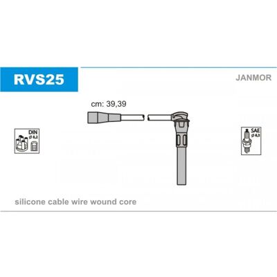 Janmor Modelo Ght291, NGC000040, Zk1250 Juego de Cables de Encendido de Silicona - Juego de Cables de Encendido Janmor Modelo Ght291, NGC000040, Zk1250 Juego de Cables de Encendido de Silicona - Juego de Cables de Encendido