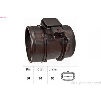 EPS 1.991.303 Sensor de flujo de aire - Sensor de flujo de aire EPS 1.991.303 Sensor de flujo de aire - Sensor de flujo de aire