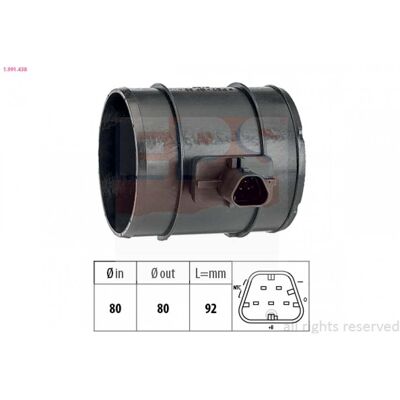 Sensor de flujo de aire EPS 1.991.438 - Equivalente OE Sensor de flujo de aire EPS 1.991.438 - Equivalente OE
