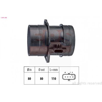 Sensor de flujo de aire Volkswagen - 1.991.446 Calidad OE Sensor de flujo de aire Volkswagen - 1.991.446 Calidad OE