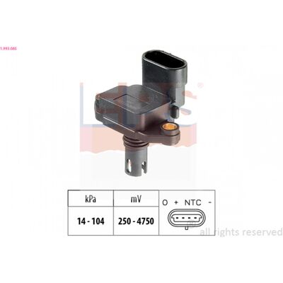 VEMO 1.993.085 Sensor de presión barométrica - Sensor de presión de aire VEMO 1.993.085 Sensor de presión barométrica - Sensor de presión de aire