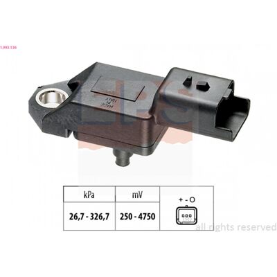 Bosch 1.993.136 Sensor de presión - Compatible OE para Peugeot Bosch 1.993.136 Sensor de presión - Compatible OE para Peugeot