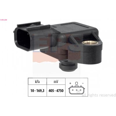 Honda 1.993.209 Sensor de presión barométrica - Sensor, ajuste de altura - Sensor, presión del colector de admisión - Honda Civic Hatchback Honda 1.993.209 Sensor de presión barométrica - Sensor, ajuste de altura - Sensor, presión del colector de admisión - Honda Civic Hatchback