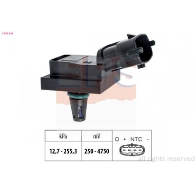 Sensor de Presión de Aire EPS Renault - 1.993.246 - Adaptación a la Altitud Sensor de Presión de Aire EPS Renault - 1.993.246 - Adaptación a la Altitud