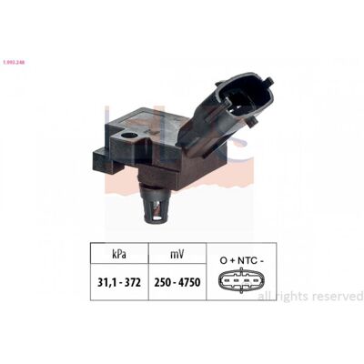 Volvo 1.993.248 Sensor de Presión de Aire - Adaptación a Altitud Volvo 1.993.248 Sensor de Presión de Aire - Adaptación a Altitud