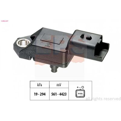 Sensor de presión barométrica 1.993.337 - Equivalente OE para Peugeot y Citroën Sensor de presión barométrica 1.993.337 - Equivalente OE para Peugeot y Citroën