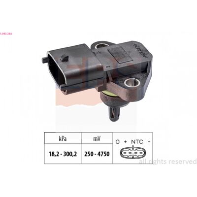 Facet 1.993.344 Sensor de presión barométrica - Adaptación a la altitud Facet 1.993.344 Sensor de presión barométrica - Adaptación a la altitud