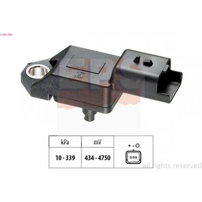 Sensor de presión barométrica VEMO 1.993.398 - Rango 10-339 kPa Sensor de presión barométrica VEMO 1.993.398 - Rango 10-339 kPa