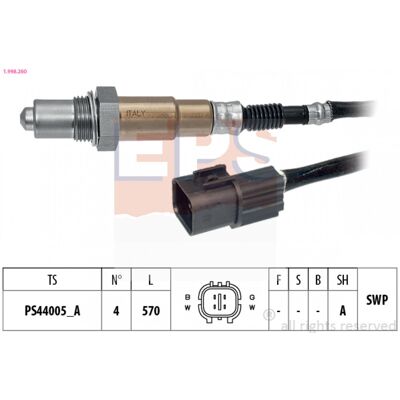 Sonda lambda Valeo 1.998.260 - Sonda lambda Sonda lambda Valeo 1.998.260 - Sonda lambda