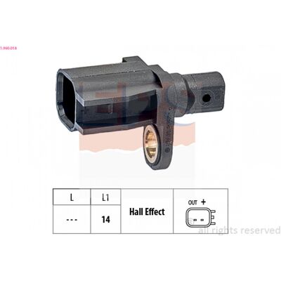 Sensor OE Bosch 1.960.018 para Ford Kuga 2, Focus 3 - 14mm Sensor OE Bosch 1.960.018 para Ford Kuga 2, Focus 3 - 14mm