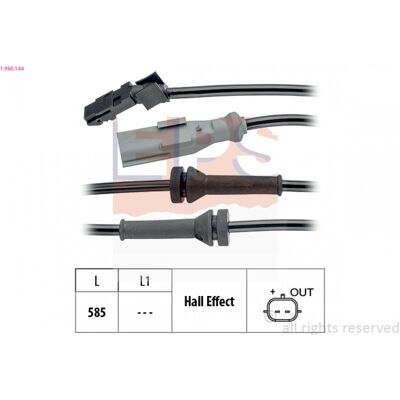 EPS 1.960.144 Sensor de ABS - Hecho en Italia EPS 1.960.144 Sensor de ABS - Hecho en Italia