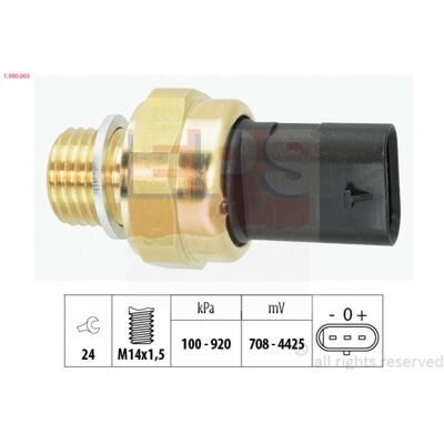 Alfa Romeo Fiat Lancia Opel Vauxhall Chevrolet Jeep - Sensor de presión de aceite Alfa Romeo Fiat Lancia Opel Vauxhall Chevrolet Jeep - Sensor de presión de aceite