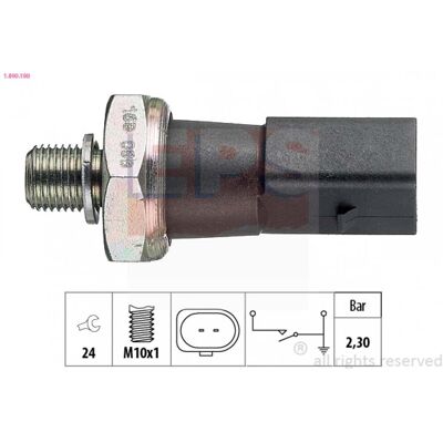 EPS 1.800.190 Sensor de Presión de Aceite - Sensor de Presión de Aceite para Audi Q5, A5 B8 Coupé, A4 B8 Avant EPS 1.800.190 Sensor de Presión de Aceite - Sensor de Presión de Aceite para Audi Q5, A5 B8 Coupé, A4 B8 Avant