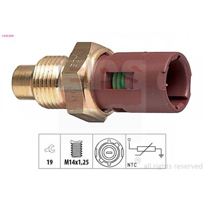 Unidad Emisora HELL M14x1.25 - Sensor de Temperatura del Refrigerante Unidad Emisora HELL M14x1.25 - Sensor de Temperatura del Refrigerante