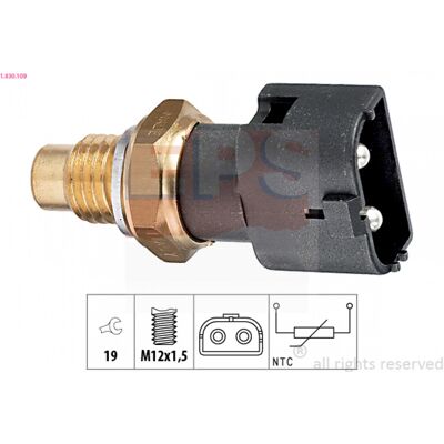 Sensor de temperatura de refrigerante Vemo EPS 1.830.109 - 1.830.109 Sensor de temperatura de refrigerante Vemo EPS 1.830.109 - 1.830.109