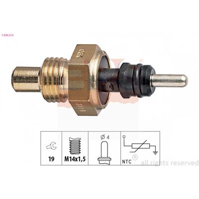 HELLA 1.830.214 Unidad Sensor - Temperatura de Refrigerante HELLA 1.830.214 Unidad Sensor - Temperatura de Refrigerante