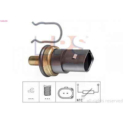 VW 1.830.278 Sensor de Temperatura del Refrigerante - Sensor de temperatura del refrigerante VW 1.830.278 Sensor de Temperatura del Refrigerante - Sensor de temperatura del refrigerante