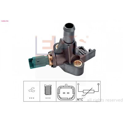 Fiat EPS 1.830.318 Sensor de temperatura del refrigerante - Tipo de sensor Fiat EPS 1.830.318 Sensor de temperatura del refrigerante - Tipo de sensor