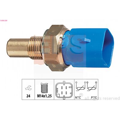 Sensor de Temperatura de Refrigerante Citroën 1.830.320 - Pieza de Motor Sensor de Temperatura de Refrigerante Citroën 1.830.320 - Pieza de Motor