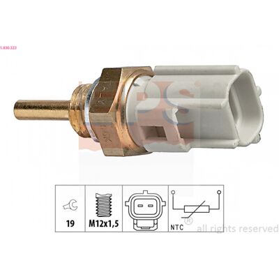 Sensor de temperatura del refrigerante Toyota Lexus Subaru Mazda Volvo - M12x1.5 Sensor de temperatura del refrigerante Toyota Lexus Subaru Mazda Volvo - M12x1.5