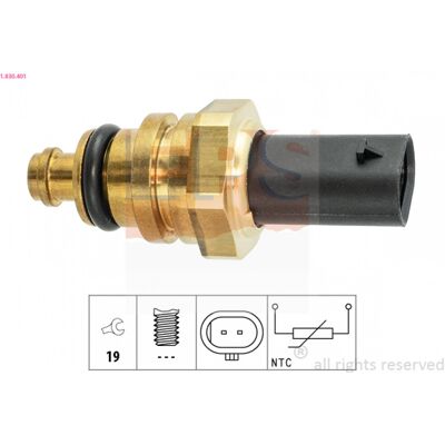 EPS 1.830.401 sensor de temperatura de refrigerante - sensor de temperatura de refrigerante EPS 1.830.401 sensor de temperatura de refrigerante - sensor de temperatura de refrigerante