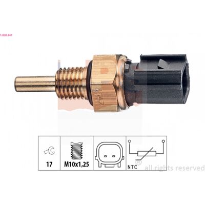 Honda 1.830.347 Sensor de Temperatura del Refrigerante - Tipo de Sensor Honda 1.830.347 Sensor de Temperatura del Refrigerante - Tipo de Sensor