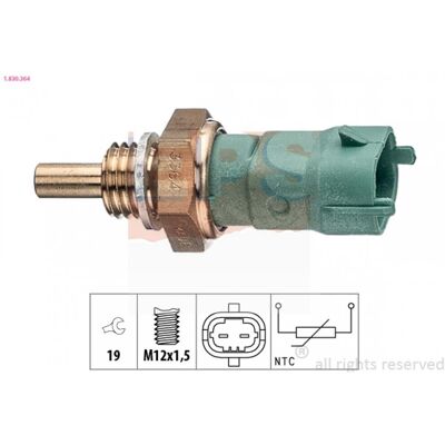 Sensor de temperatura de combustible Bosch - 1.830.364 Sensor de temperatura de combustible Bosch - 1.830.364