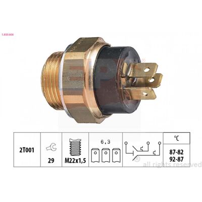 Valeo 1.850.606 Interruptor de temperatura - Interruptor de temperatura Valeo 1.850.606 Interruptor de temperatura - Interruptor de temperatura