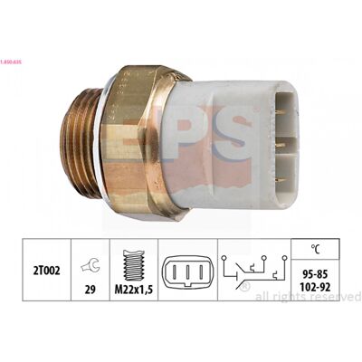 Interruptor de temperatura M22x1,5 - Control del ventilador del radiador Interruptor de temperatura M22x1,5 - Control del ventilador del radiador
