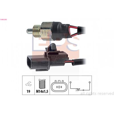 Interruptor Mitsubishi Equivalente OE - Hecho en Italia - Conmutador de coche Interruptor Mitsubishi Equivalente OE - Hecho en Italia - Conmutador de coche