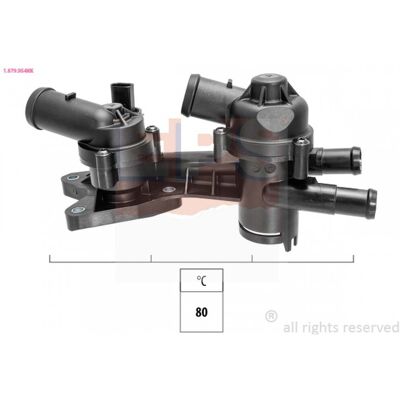 EPS 1.879.954KK Termostato - Agua para VW Golf 6, Polo V, Golf 5, A1, Ibiza 4 EPS 1.879.954KK Termostato - Agua para VW Golf 6, Polo V, Golf 5, A1, Ibiza 4