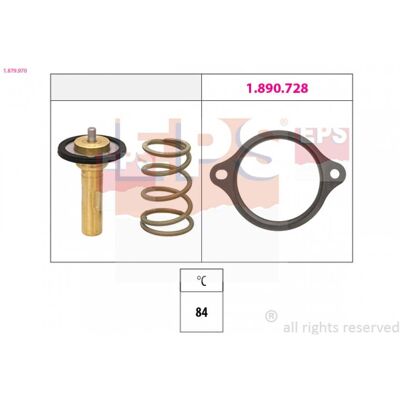 EPS Modelo 1.879.970 Termostato de agua - Para Opel/Vauxhall EPS Modelo 1.879.970 Termostato de agua - Para Opel/Vauxhall