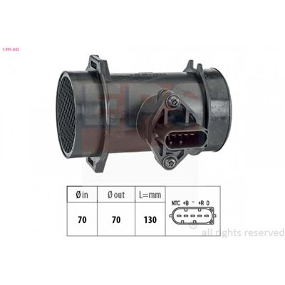Sensor de flujo de aire EPS 1.991.442 - Equivalente OEM Sensor de flujo de aire EPS 1.991.442 - Equivalente OEM