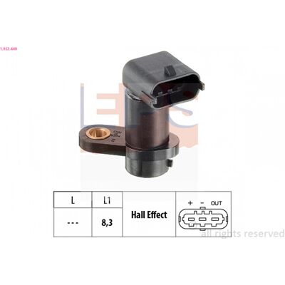 Sensor de cigüeñal OE para Opel Zafira B, Astra H, Fiat Stilo - Hecho en Italia Sensor de cigüeñal OE para Opel Zafira B, Astra H, Fiat Stilo - Hecho en Italia