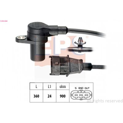 Kia RIO 3, Sportage III, Venga, ix35, Getz, Matrix - Sensor de posición del cigüeñal Kia RIO 3, Sportage III, Venga, ix35, Getz, Matrix - Sensor de posición del cigüeñal