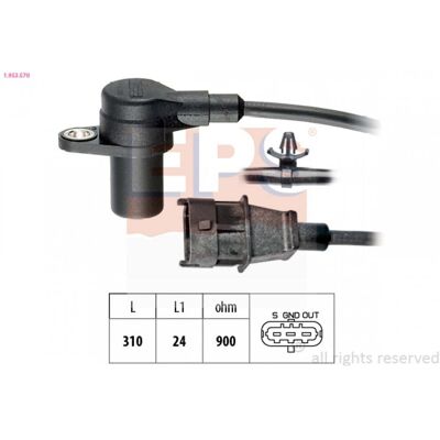 Sensor de Posición del Árbol de Levas Hyundai Kia - Equivalente OE - Hecho en Italia Sensor de Posición del Árbol de Levas Hyundai Kia - Equivalente OE - Hecho en Italia