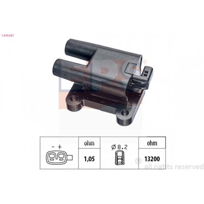 EPS 1.970.587 Bobina de encendido - Bobina de encendido EPS 1.970.587 Bobina de encendido - Bobina de encendido