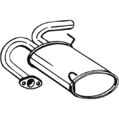 Bosal 145-191 Silenciador trasero - Sistema de escape Bosal 145-191 Silenciador trasero - Sistema de escape