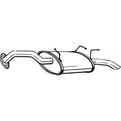 Bosal 145-099 Silenciador trasero - Escape Bosal 145-099 Silenciador trasero - Escape