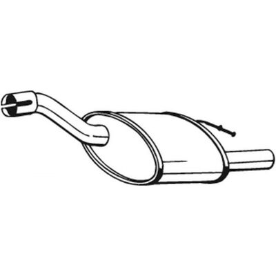 Silencioso trasero BOSAL 154-357 - Silenciador Silencioso trasero BOSAL 154-357 - Silenciador