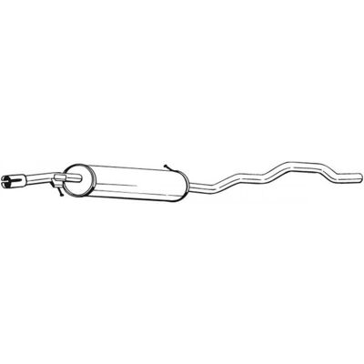 Silenciador intermedio BOSAL 285-515 - Parte de escape Silenciador intermedio BOSAL 285-515 - Parte de escape