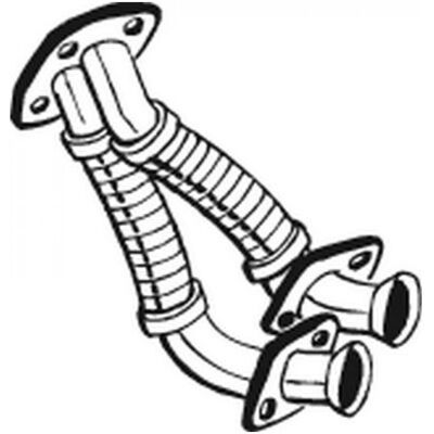 Bosal 730-089 Tubo de escape - exhaust pipe Bosal 730-089 Tubo de escape - exhaust pipe