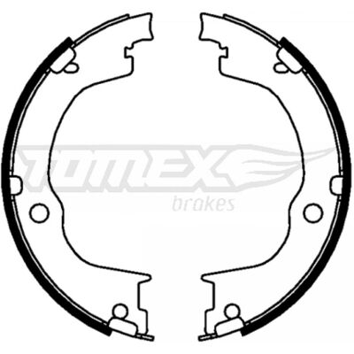 TOMEX brakes - TX 22-77 - Diámetro 188 mm - Ancho 26 mm - juego de zapatas de freno TOMEX brakes - TX 22-77 - Diámetro 188 mm - Ancho 26 mm - juego de zapatas de freno