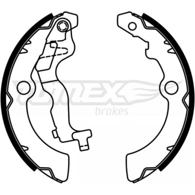 TOMEX brakes - TX 22-92 - Nissan Pixo - Zapatas de freno TOMEX brakes - TX 22-92 - Nissan Pixo - Zapatas de freno