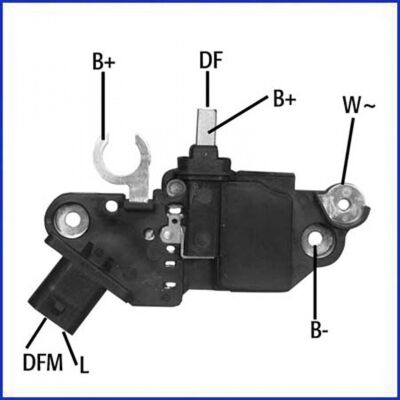 Regulador de Alternador Hüco para Opel Astra, Vectra - Regulador de Generador Regulador de Alternador Hüco para Opel Astra, Vectra - Regulador de Generador