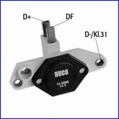 Regulador de alternador Hitachi Hüco - W124, BMW 3, XJSC Regulador de alternador Hitachi Hüco - W124, BMW 3, XJSC