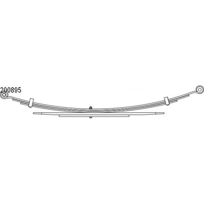 CS Germany Juego de resortes en lámina para Ford Ranger TKE - Eje trasero CS Germany Juego de resortes en lámina para Ford Ranger TKE - Eje trasero