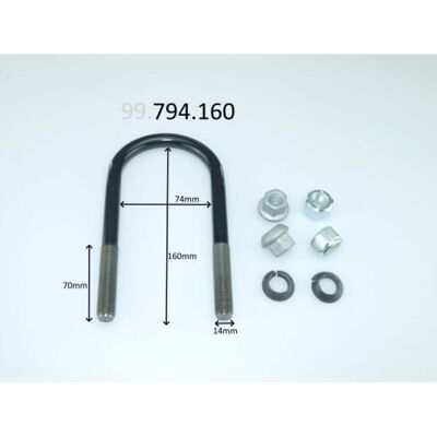 Montaje de muelle de suspensión LS M14 – Altura 160mm Montaje de muelle de suspensión LS M14 – Altura 160mm